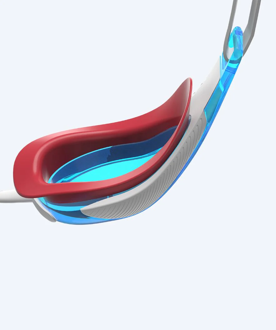 Speedo Elite svømmebriller - Fastskin Hyper Elite - Hvid/blå
