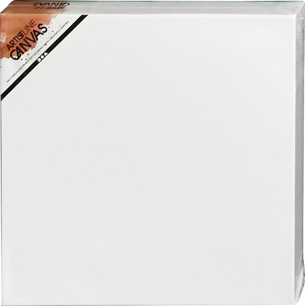 Artistline Canvas - Lærred Til Maleri - 3,5X30X30 CM - 360 G - Hvid