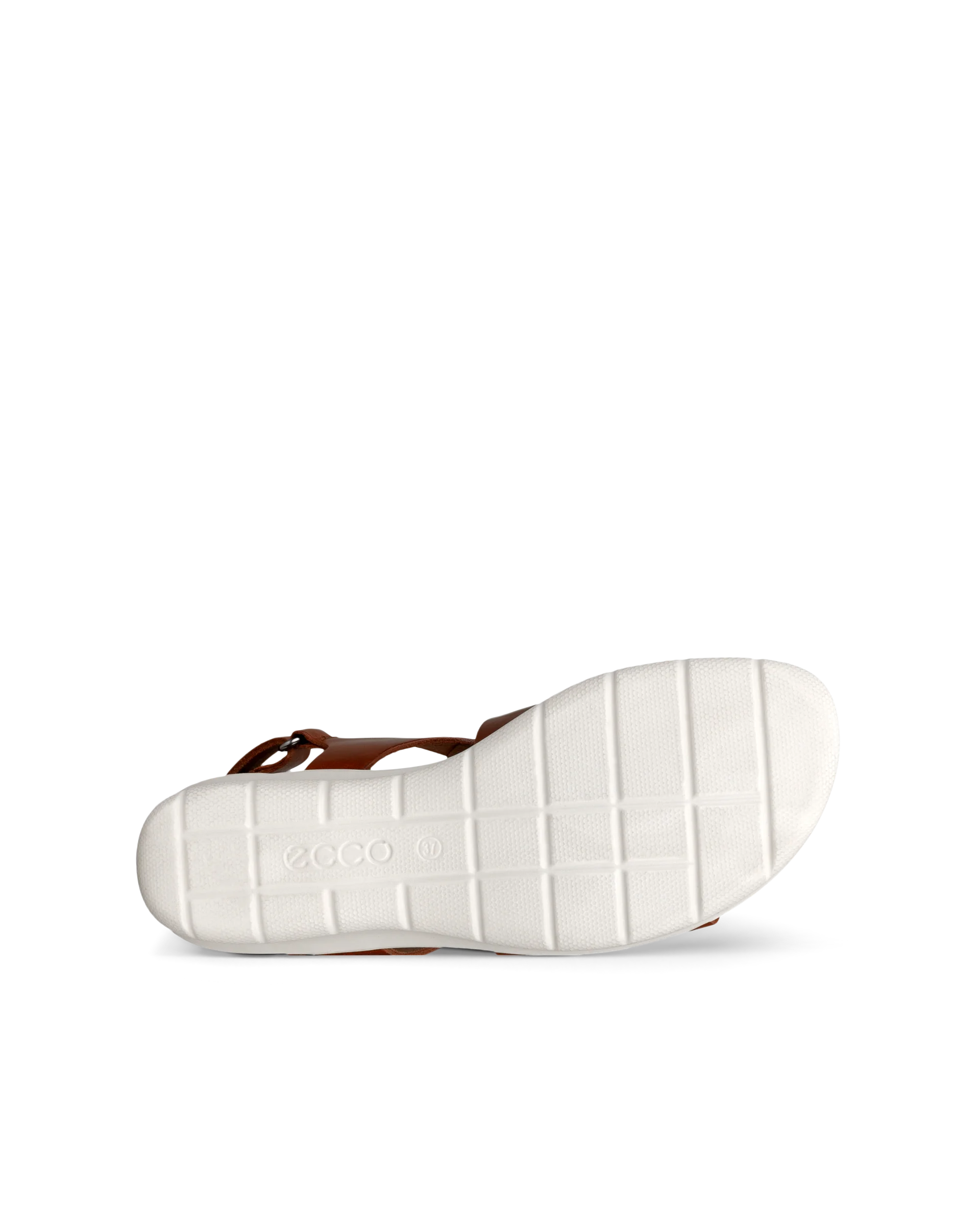 ECCO FELICIA SANDAL Damen Nubukleder Sandale mit Keilabsatz Braun