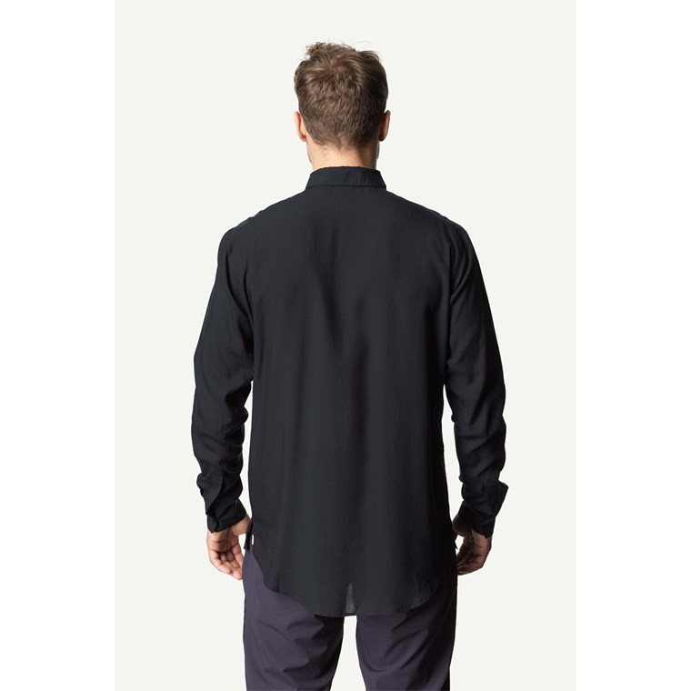Houdini M's Tree LongsleeveShirt True Black Light