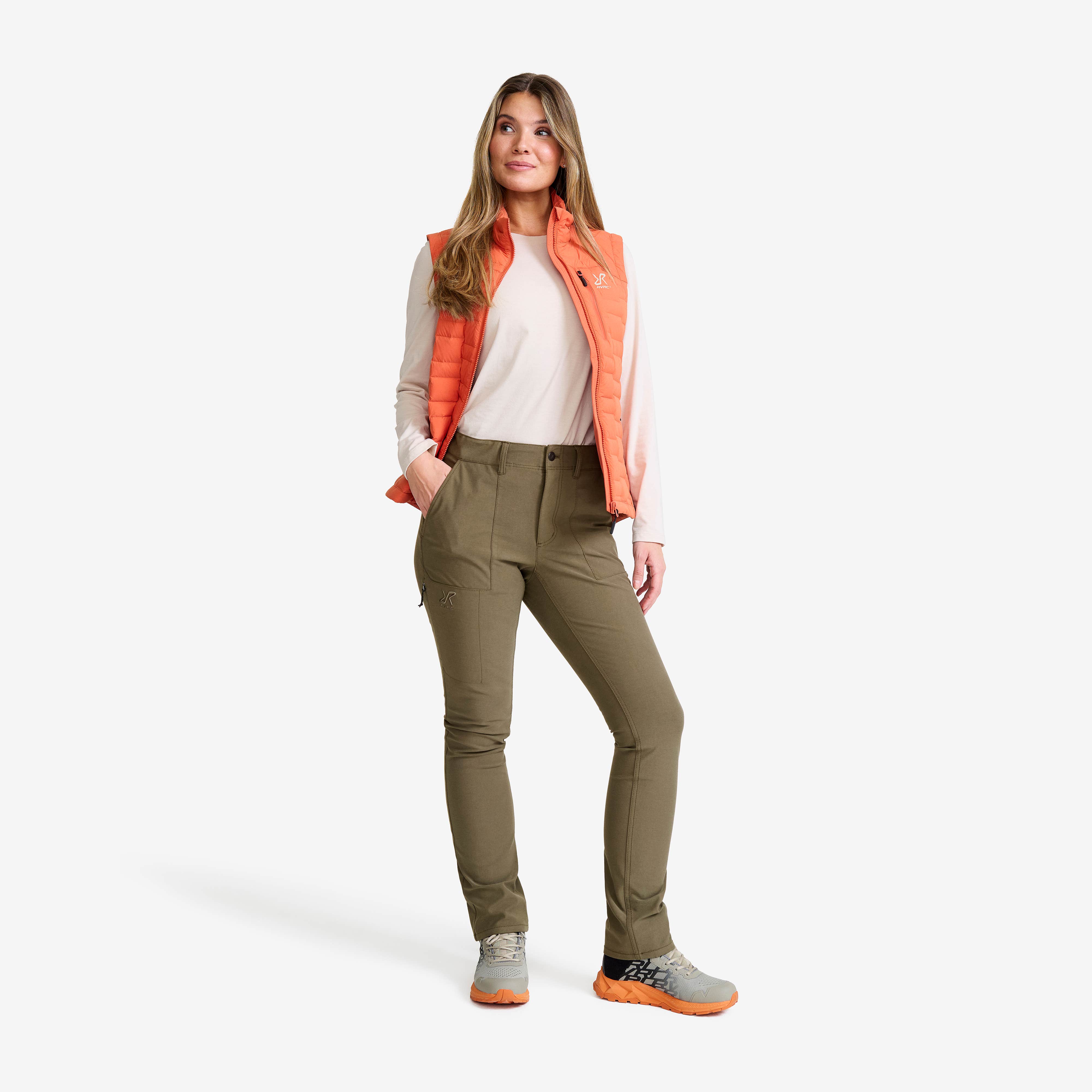 Surround Stretch Pants Dame Light Moss Gray