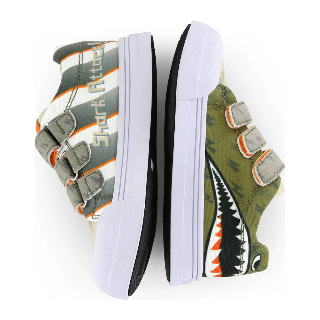 Go Banana's Sharksneakers grijs