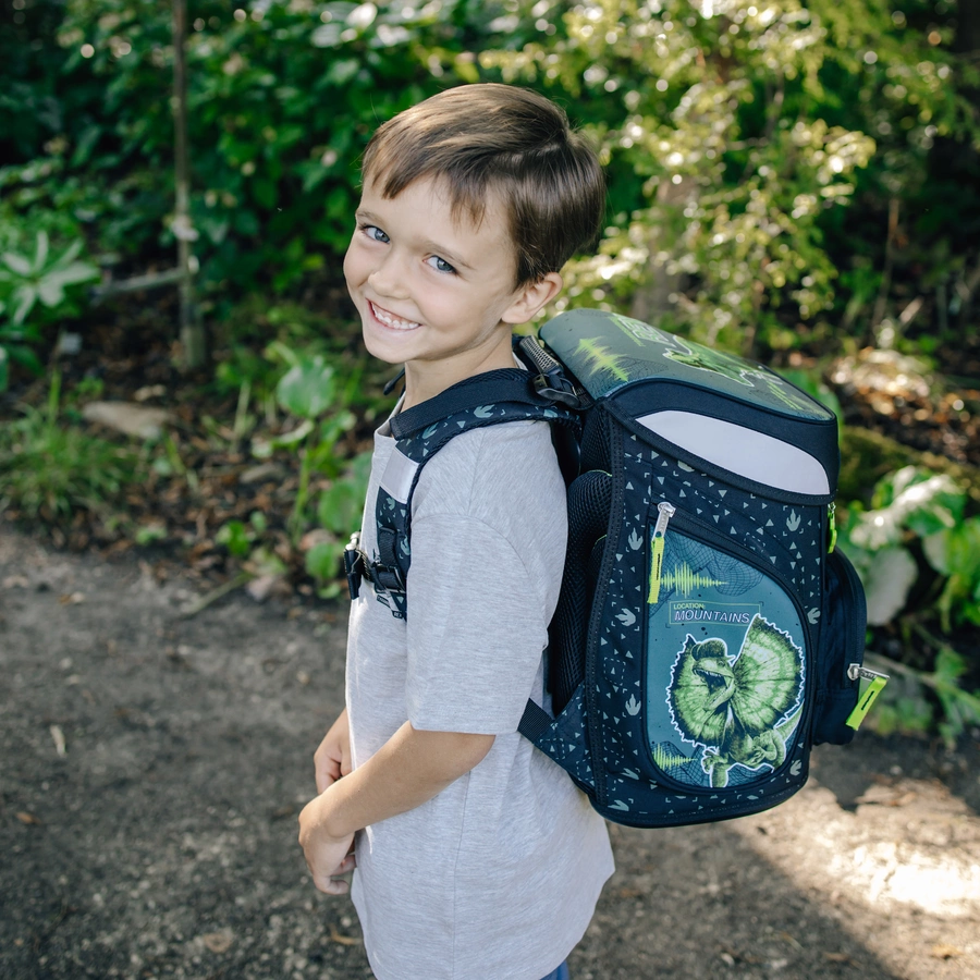 Scooli EasyFit Schulranzen - Set Jurassic World