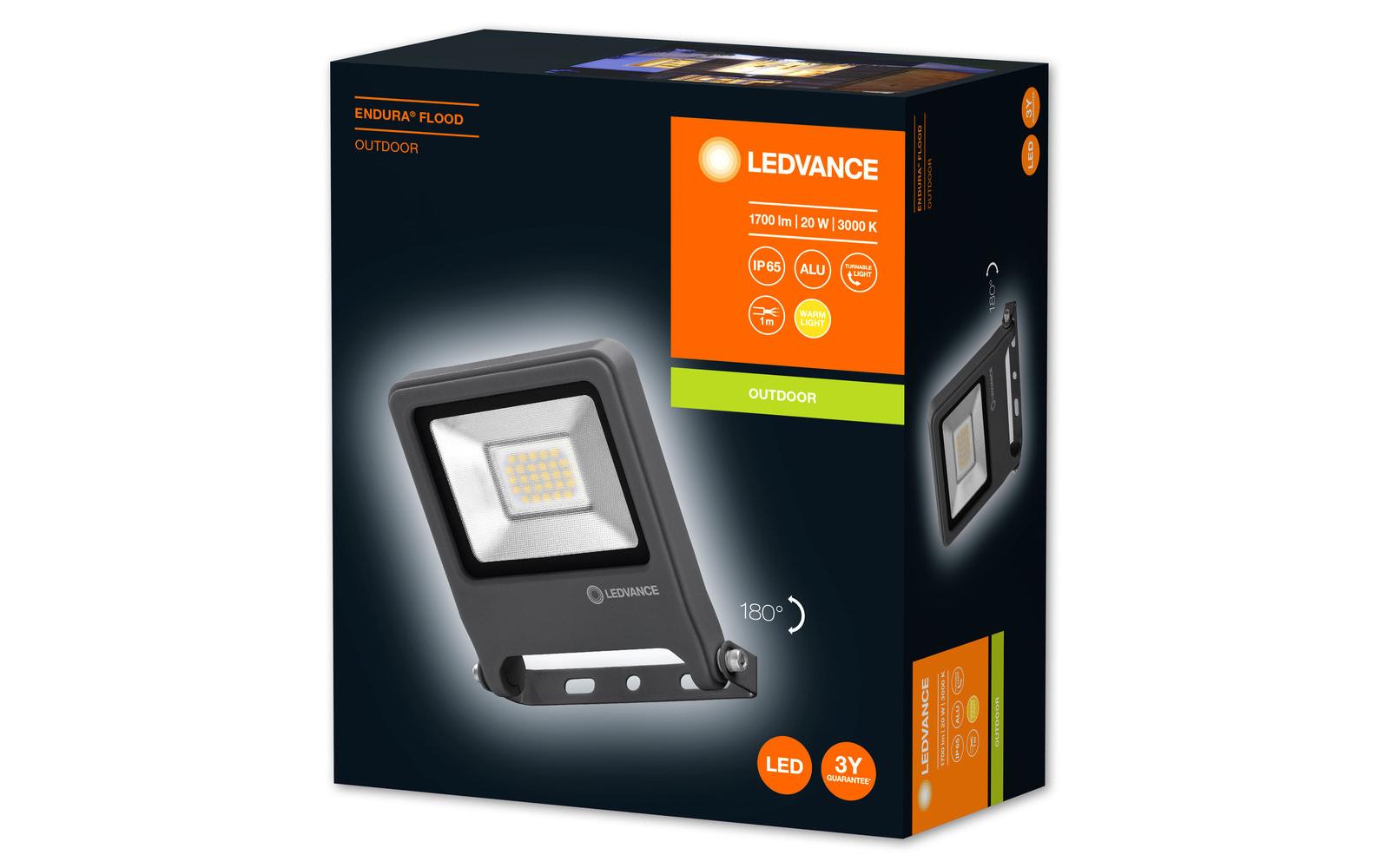 Scheinwerfer LED Endura Flood, 20 WAussenleuchte
