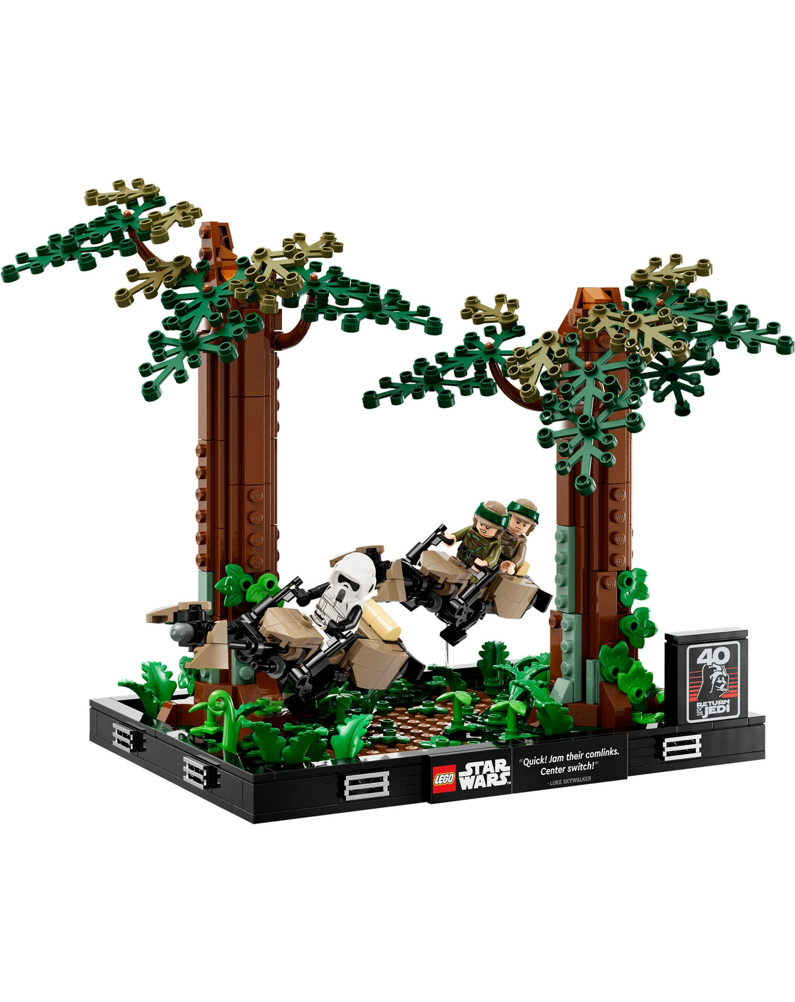 LEGO® Star Wars 75353 Verfolgungsjagd auf Endor – Diorama