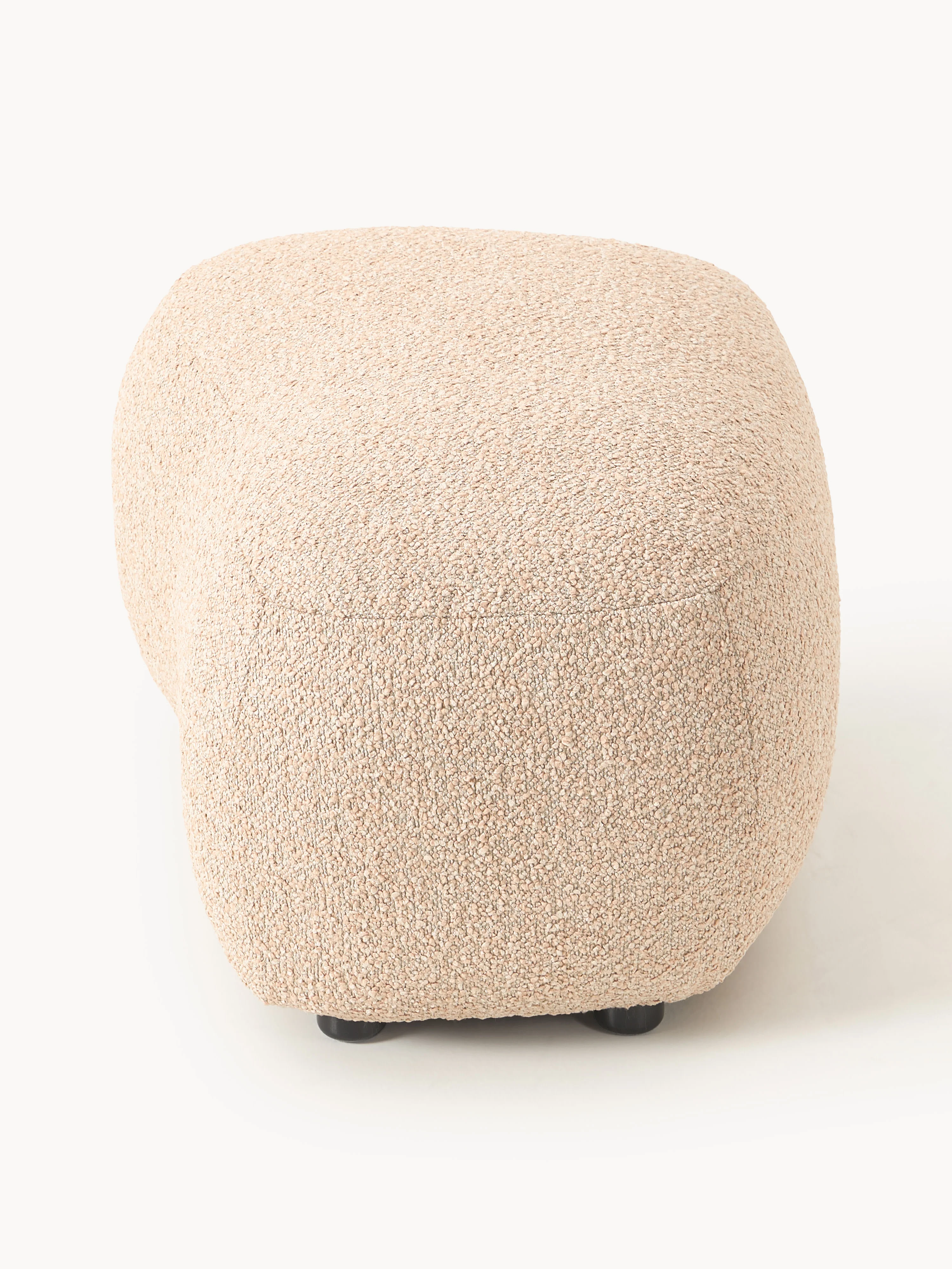 Bouclé voetenbank Alba
