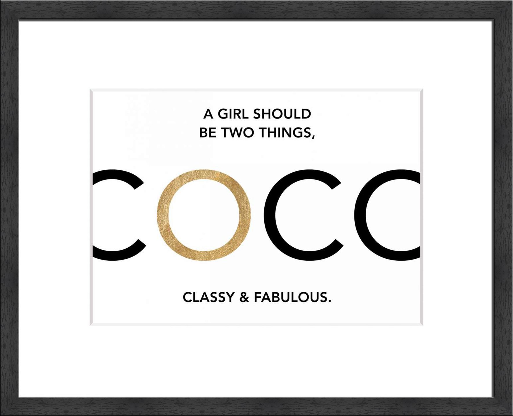 Gerahmtes-Bild COCO - CLASSY