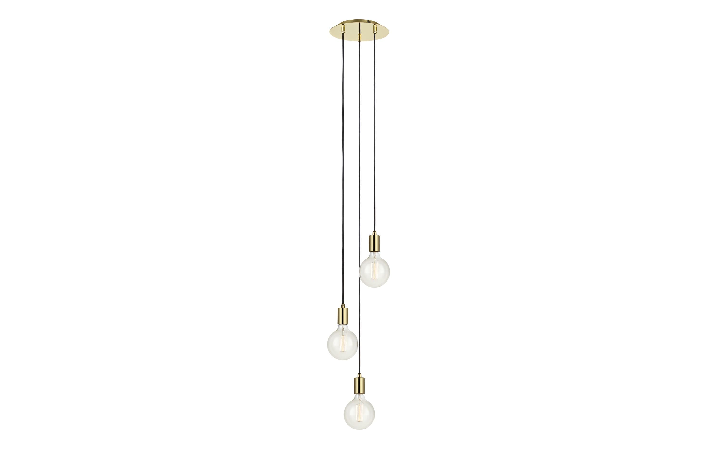 Pendelleuchte SKY 3L MessingPendelleuchte, Gold