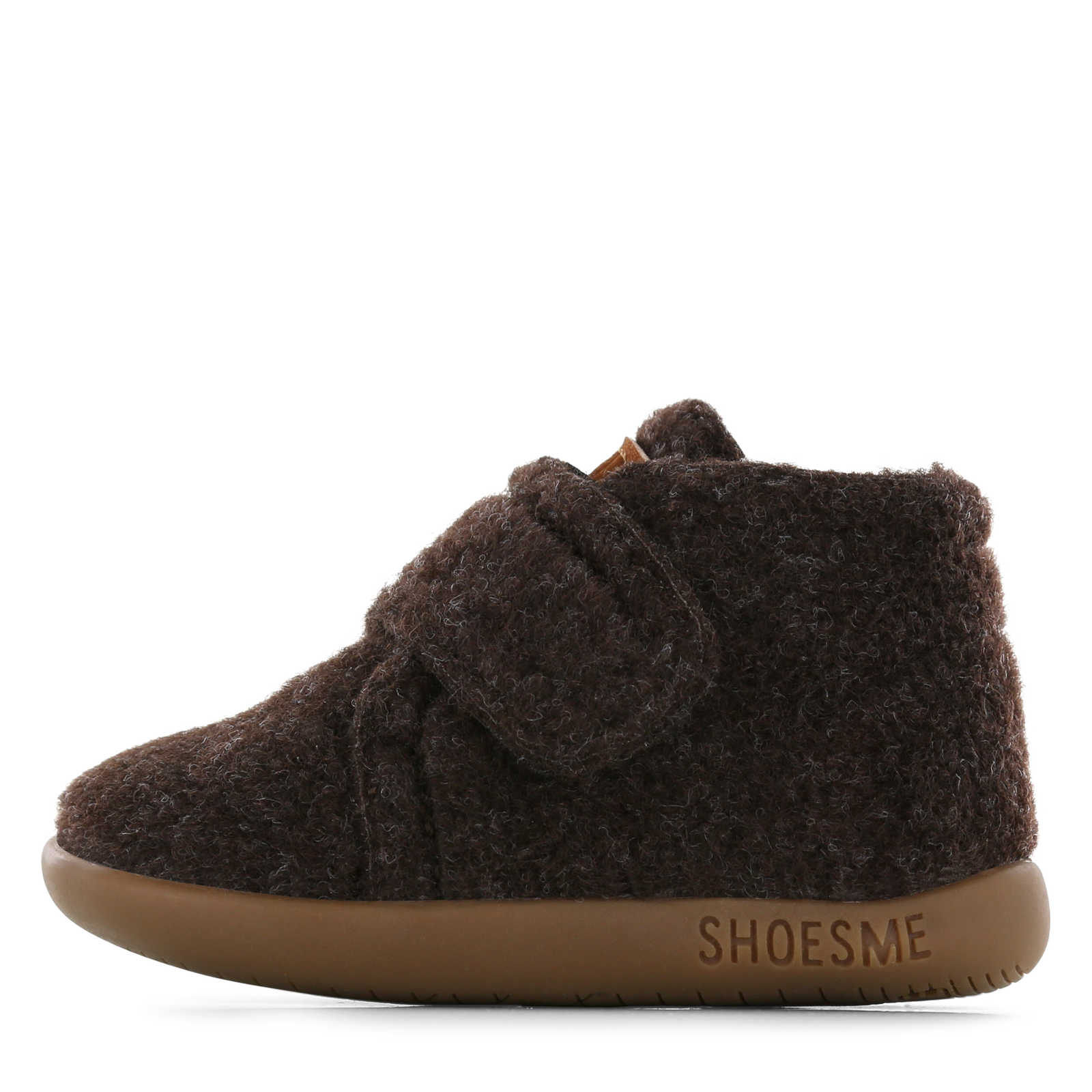 Shoesme dunkelbrauner Filzpantoffel