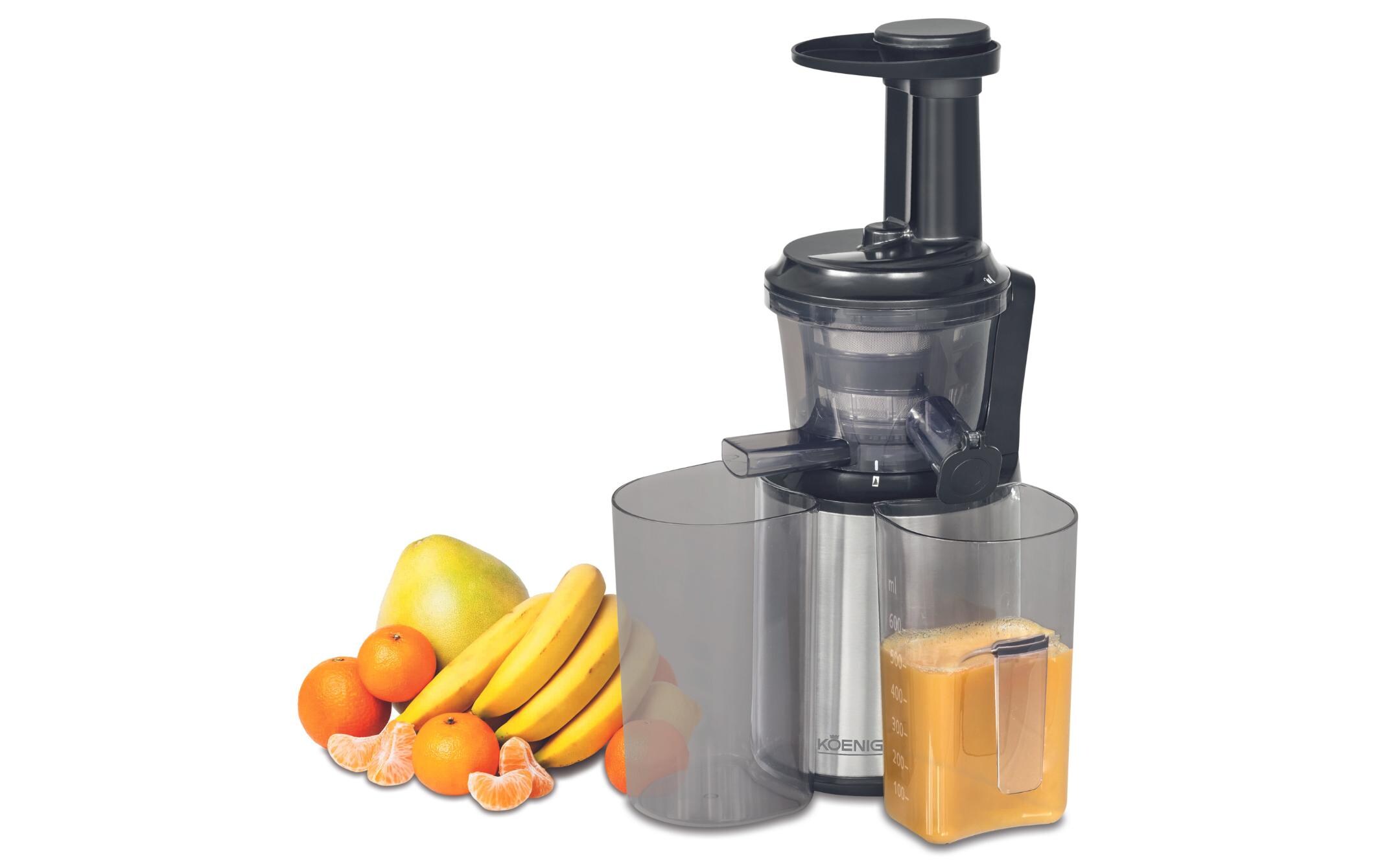 Slow Juicer Pro Chrom/Schwarz<br>Entsafter