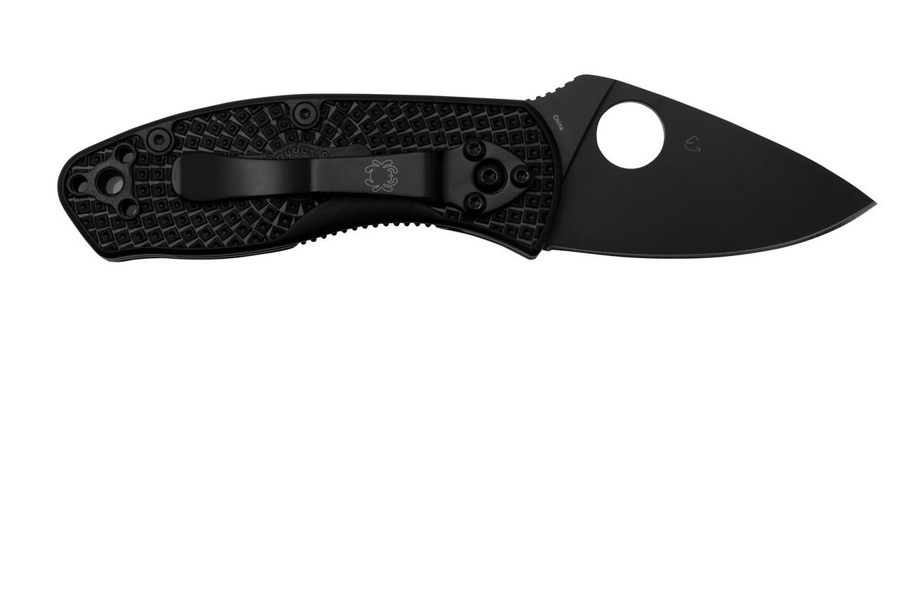 Spyderco Ambitious Lightweight Black C148PBBK zakmes