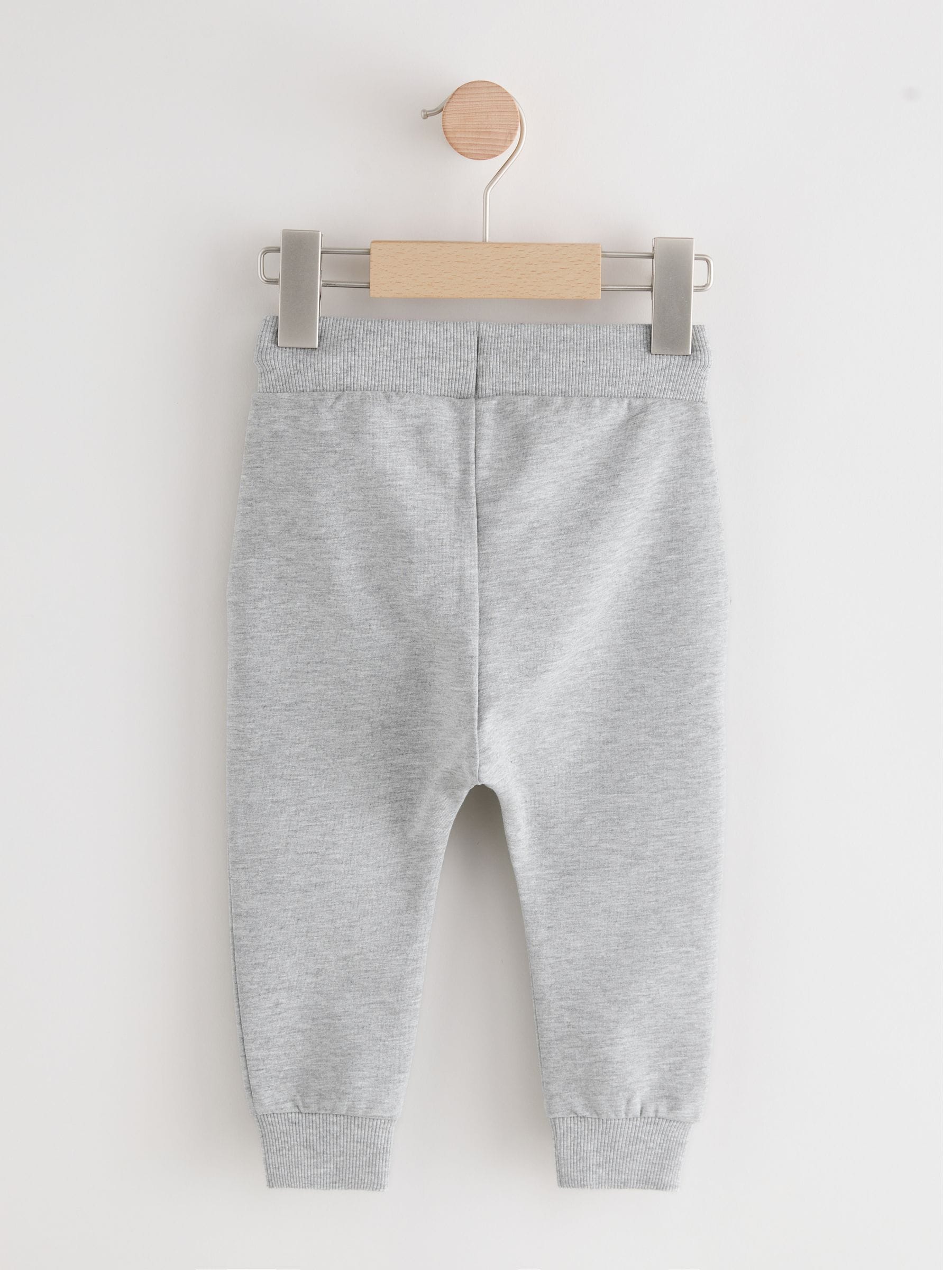 Grijs gemêleerd - Klassieke jersey joggingbroek (3mnd -7jr)