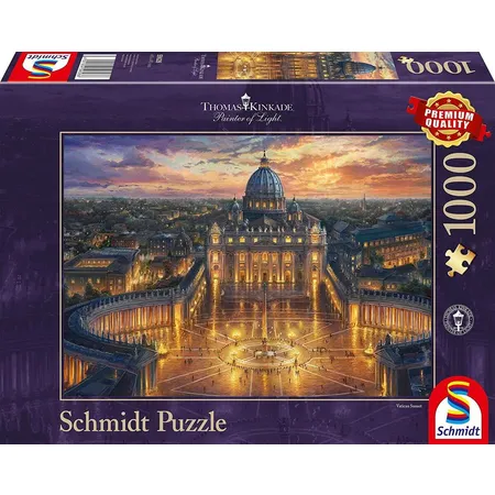 Schmidt Spiele Puzzle - Kinkade Vatikan, 1000 Teile