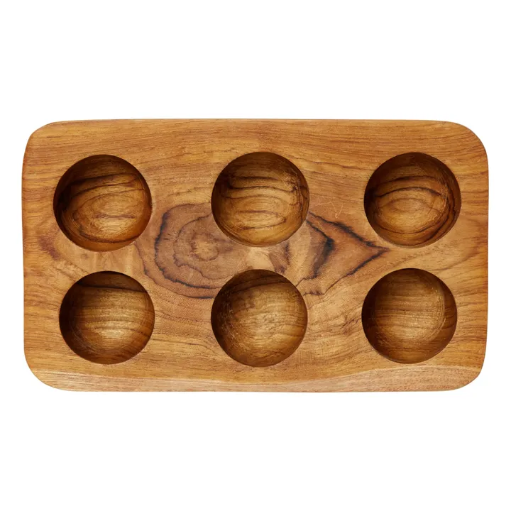 Pure Wood Design Porte œufs en bois | Teck