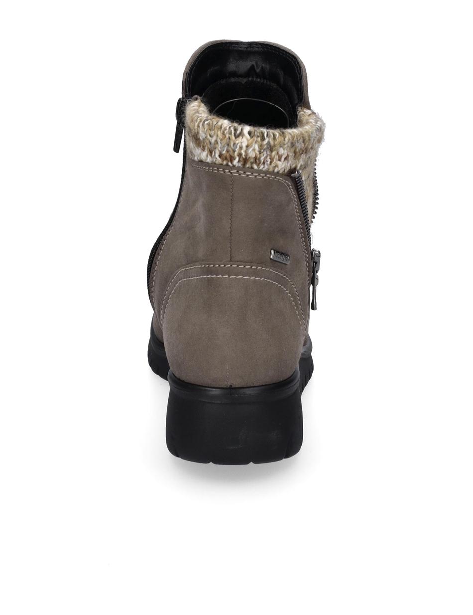 Stiefelette Calais 90, taupe-kombi