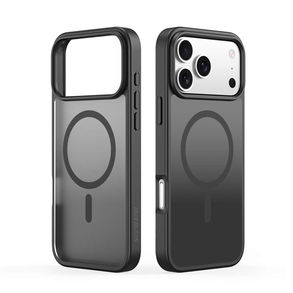 iPhone 17 Pro Max MagSafe Hybrid Hardcase Hülle mit TPU Bumper - Schwarz