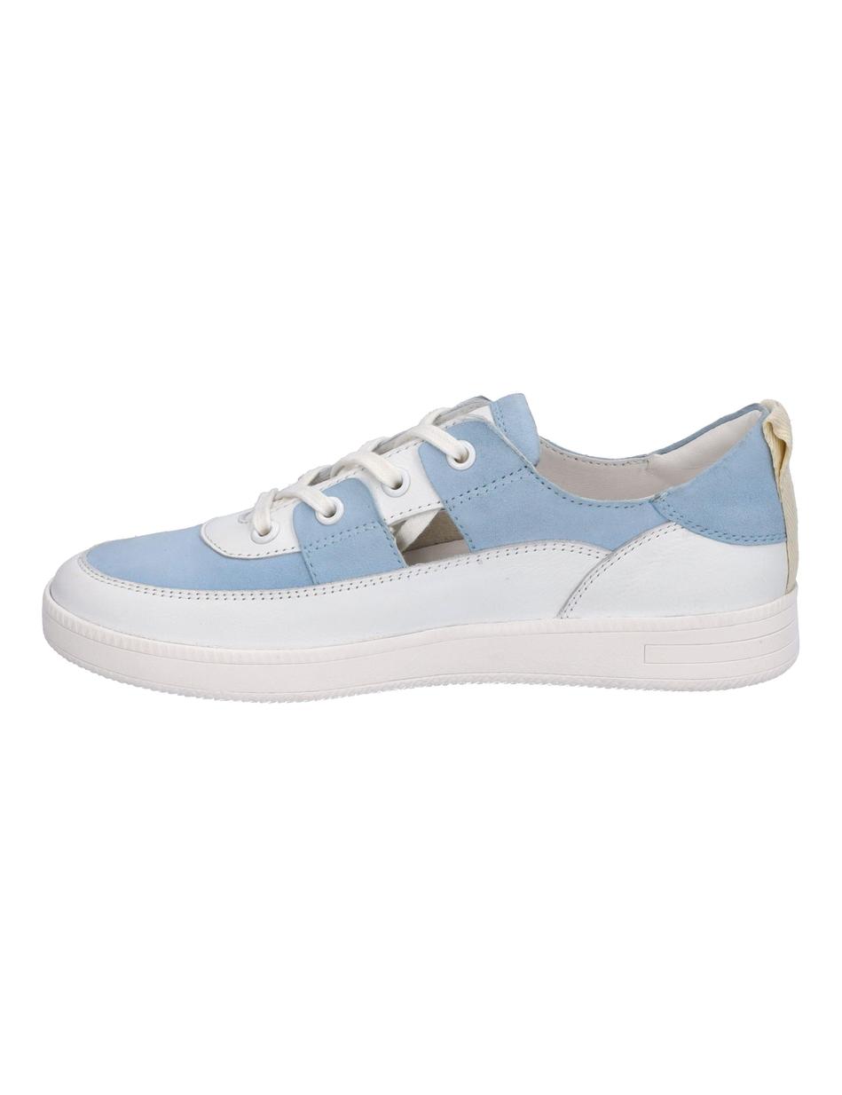 Sneaker Marling 03, weiss-skyblue