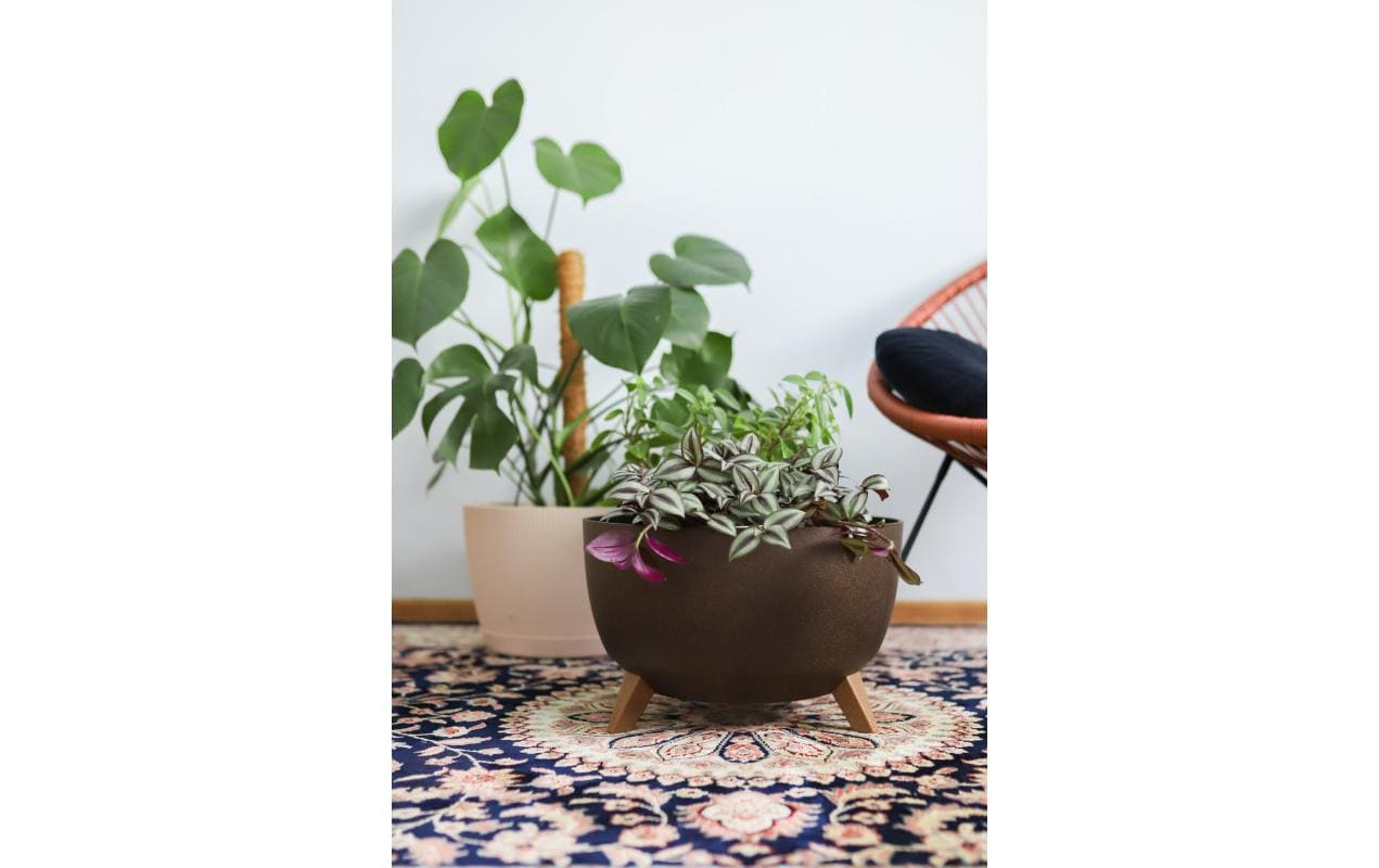 Blumentopf Roma Eco, Ø 24 cm, CoffeePflanzentopf