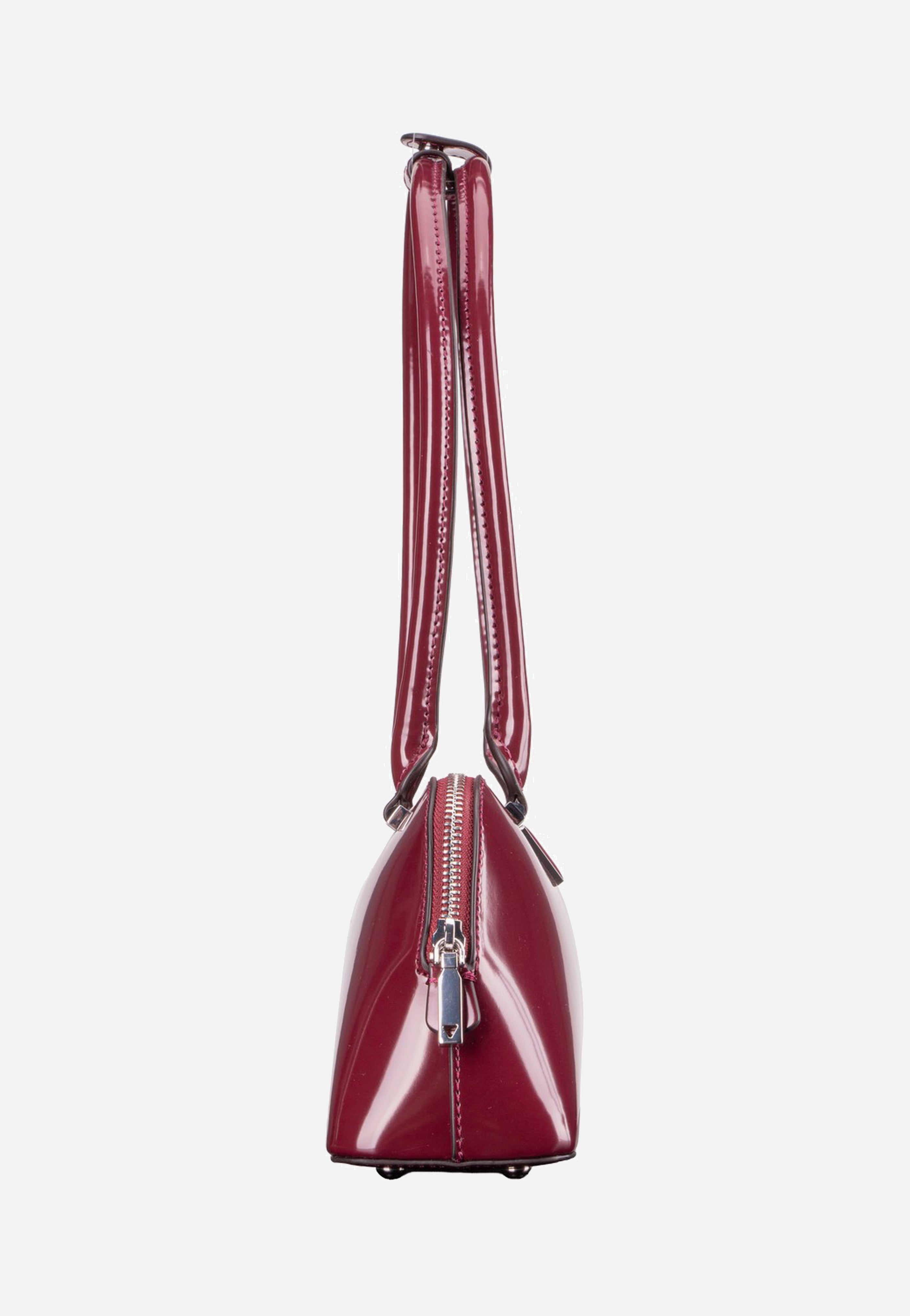 Arnela Shoulder Satchel Burgundy - Abendtasche