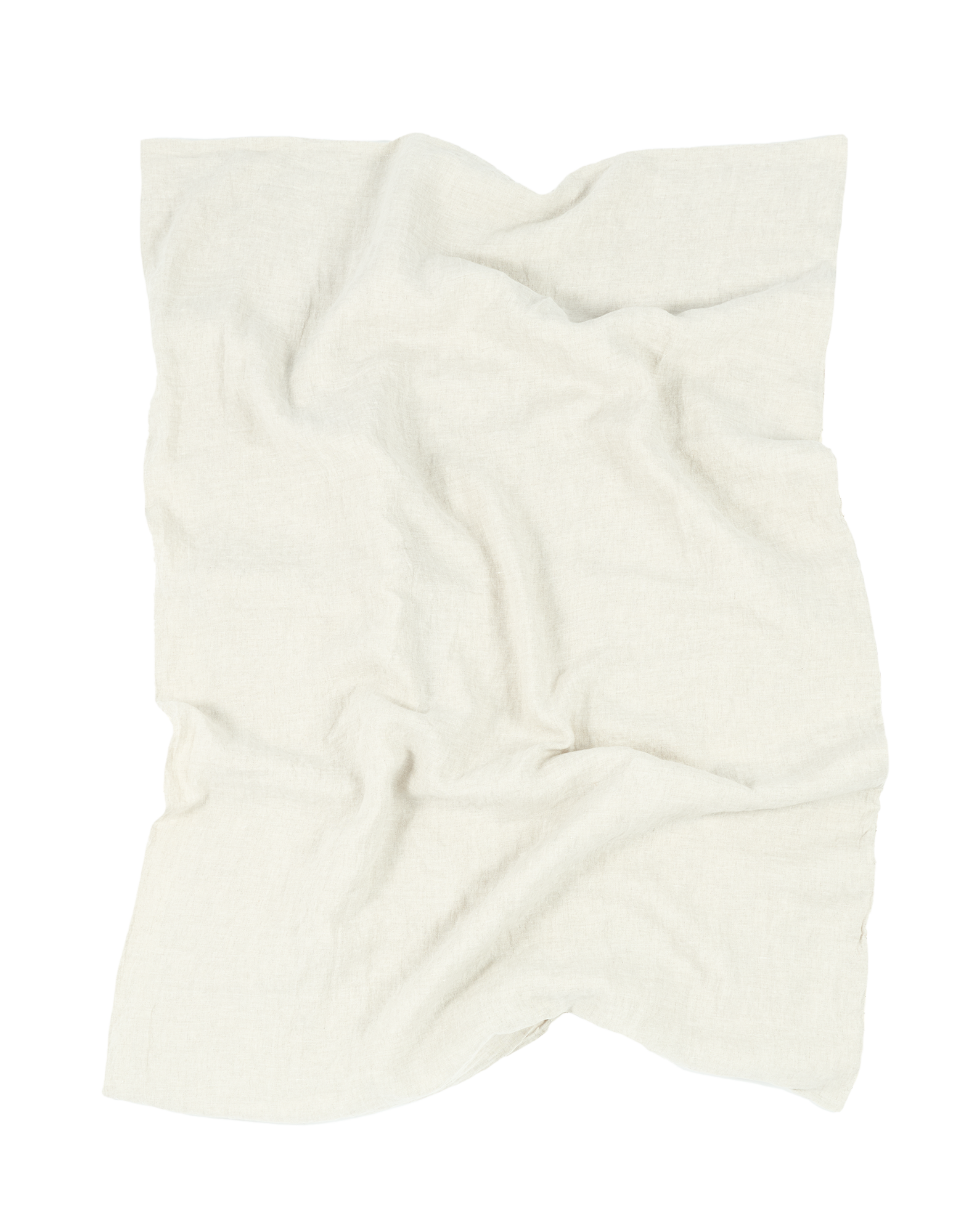 Housse de couette enfant l1n0en lin français et coton bio lavés | Beige