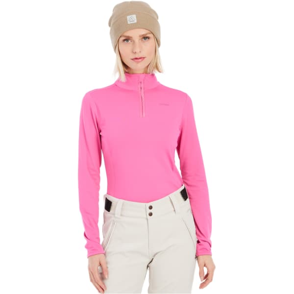 Sweat polaire PROTEST REFABRIZ 1/4 ZIP TOP W FOXY PINK