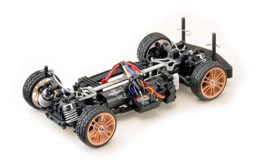 Tourenwagen Fun Maker, Brushless, Grau 1:16, RTR<br>4WD Musclecar im Massstab 1:16