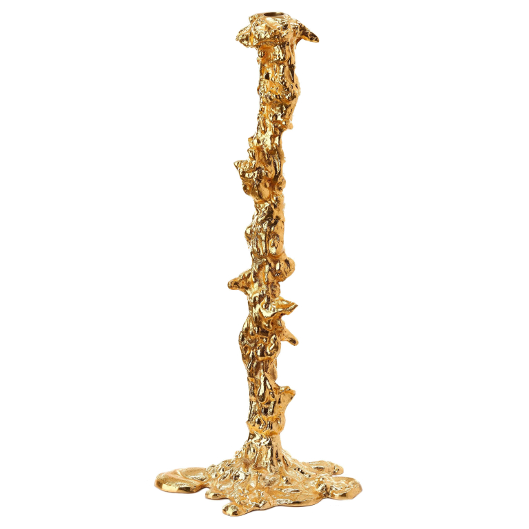 POLSPOTTEN Drip kandelaar XXL goud