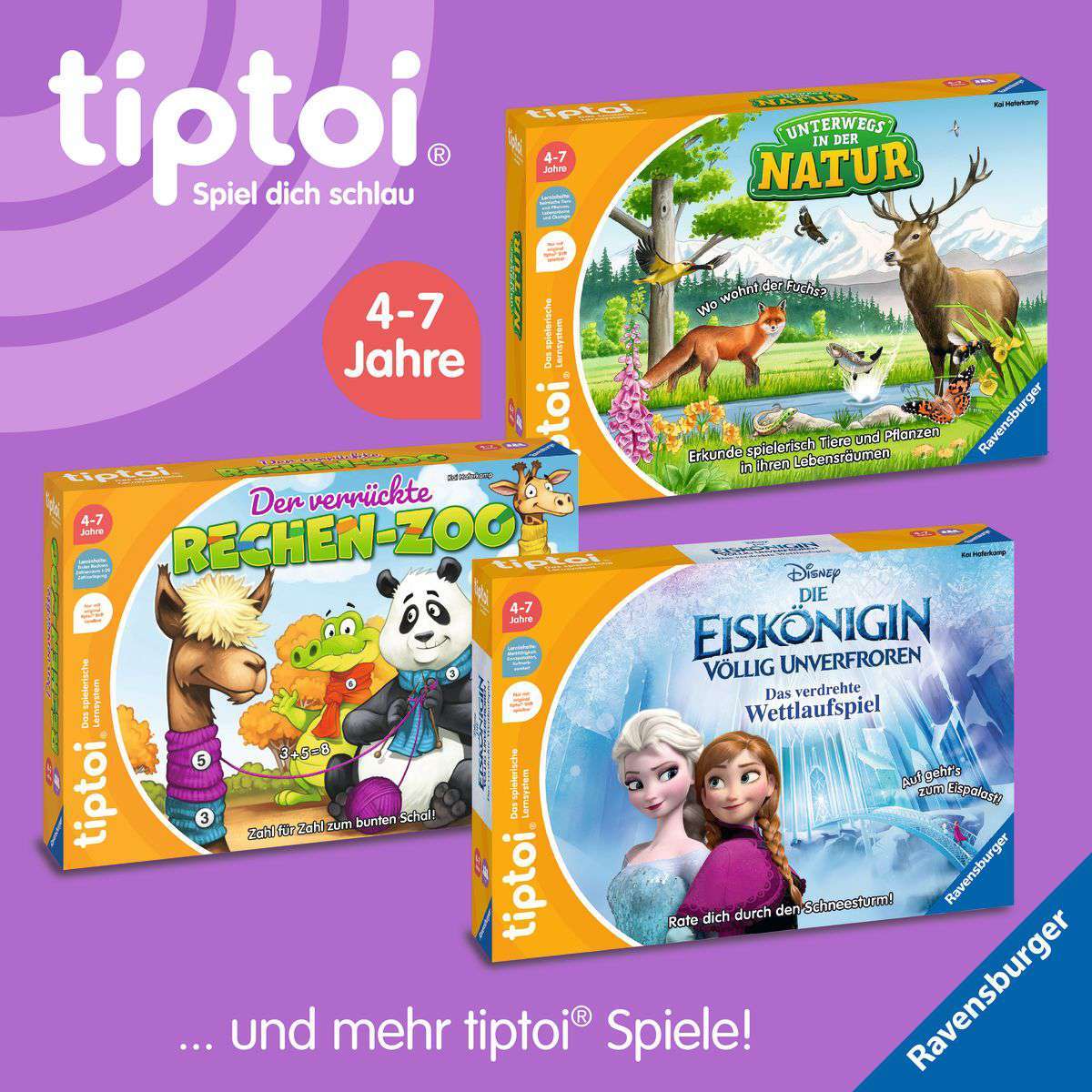 Ravensburger Spiel tiptoi® Mein interaktiver Junior Globus