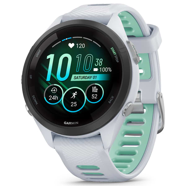 Montre cardio GPS GARMIN FORERUNNER 265S WHITESTONE