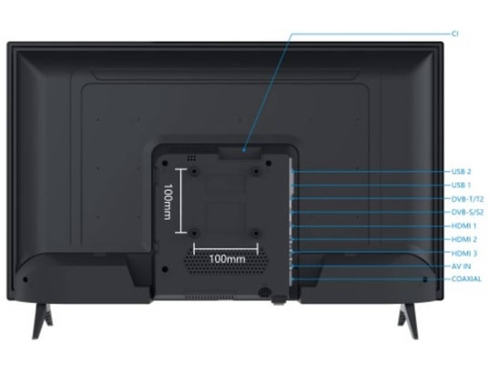 SMART TECH - TV LCD 60 cm 24HN10T2