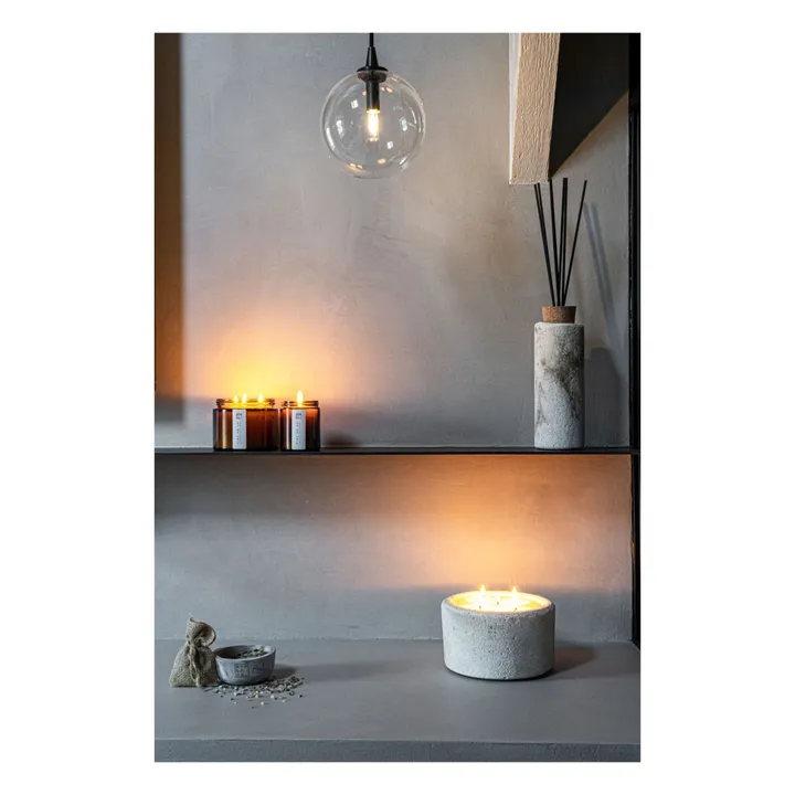 Mon Dada Bougie d'intérieur parfumée Fire me up M | Gris