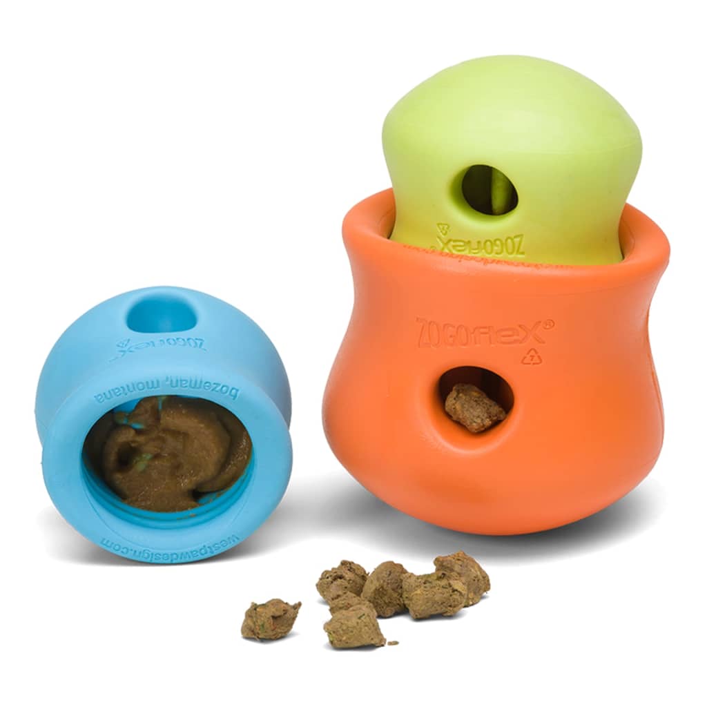 Jouet pour chiens avec zogoflex toppl orange mandarine s