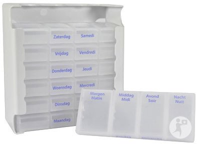 Pill Dose Week Matin XL Français Et Néerlandais 1 Pièce