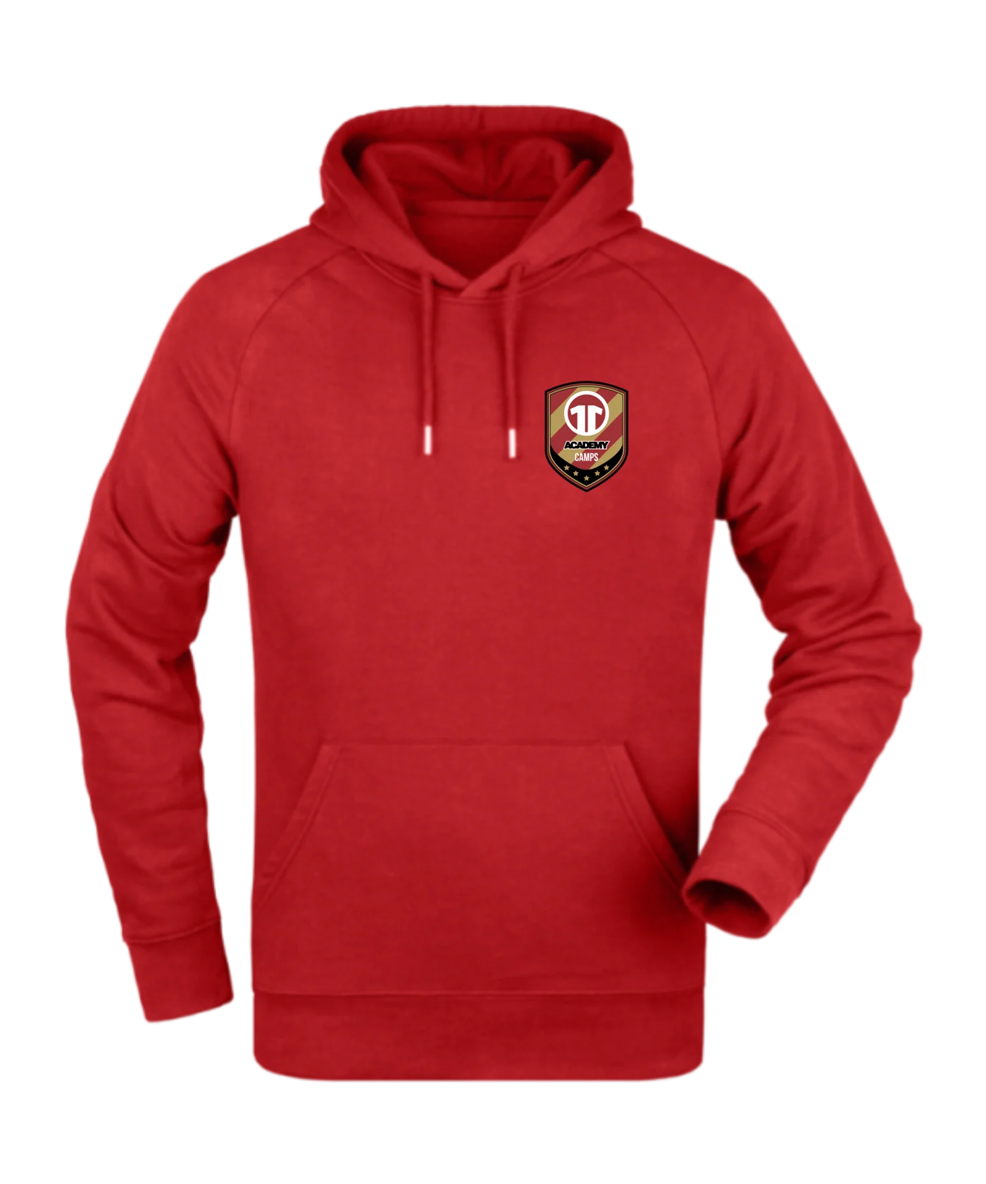 11ts Academy Hoody Brustlogo Rot