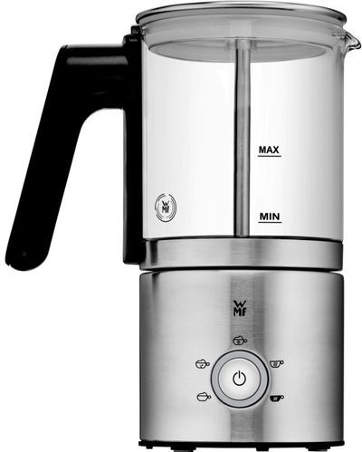 WMF Glazen Melkopschuimer - Transparant - Compact - Krachtig