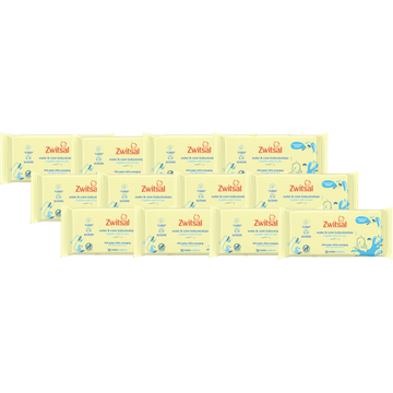 Zwitsal Billendoekjes Water & Care 12 x 52 Stuks