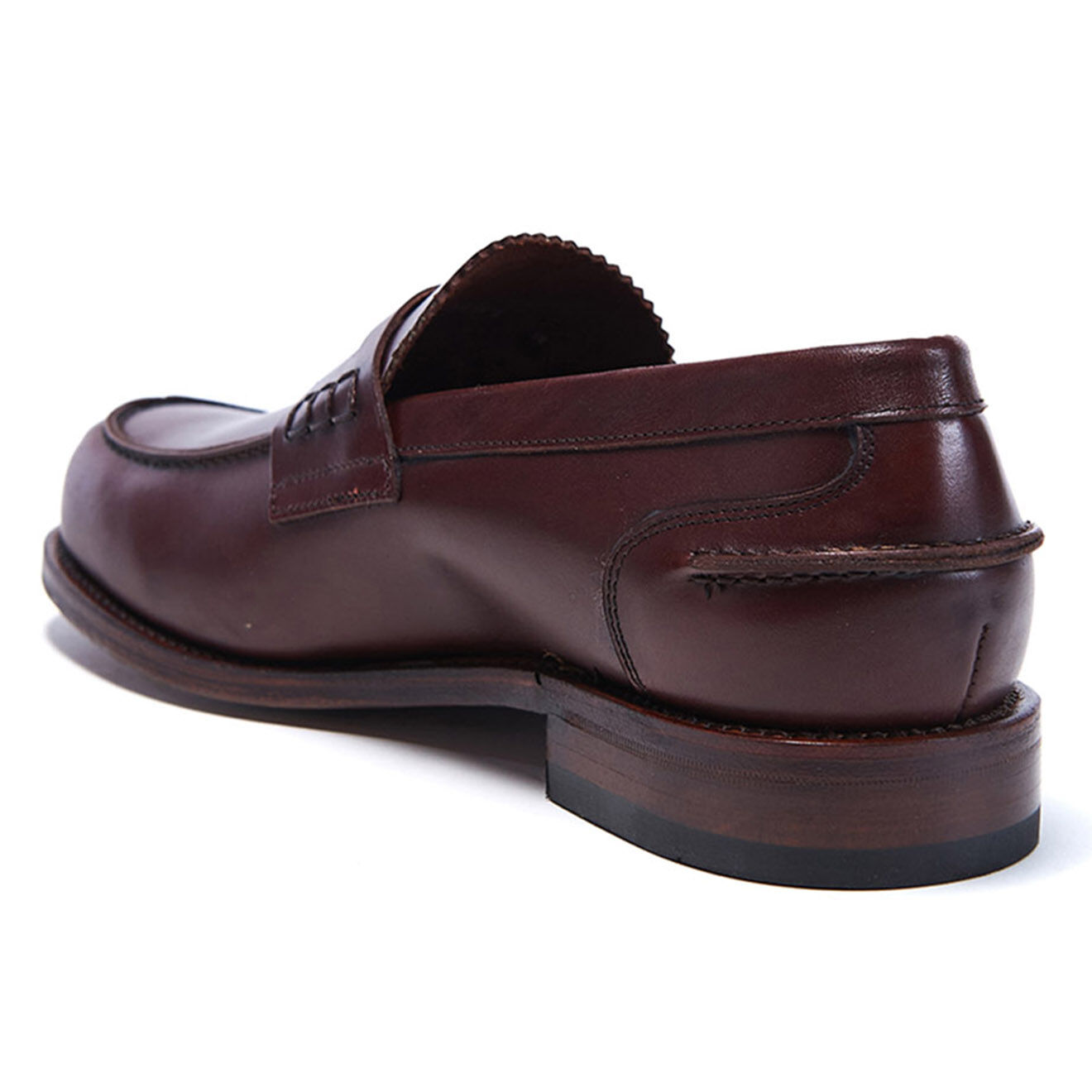British Passport Mocassins en Cuir Julio bordeaux