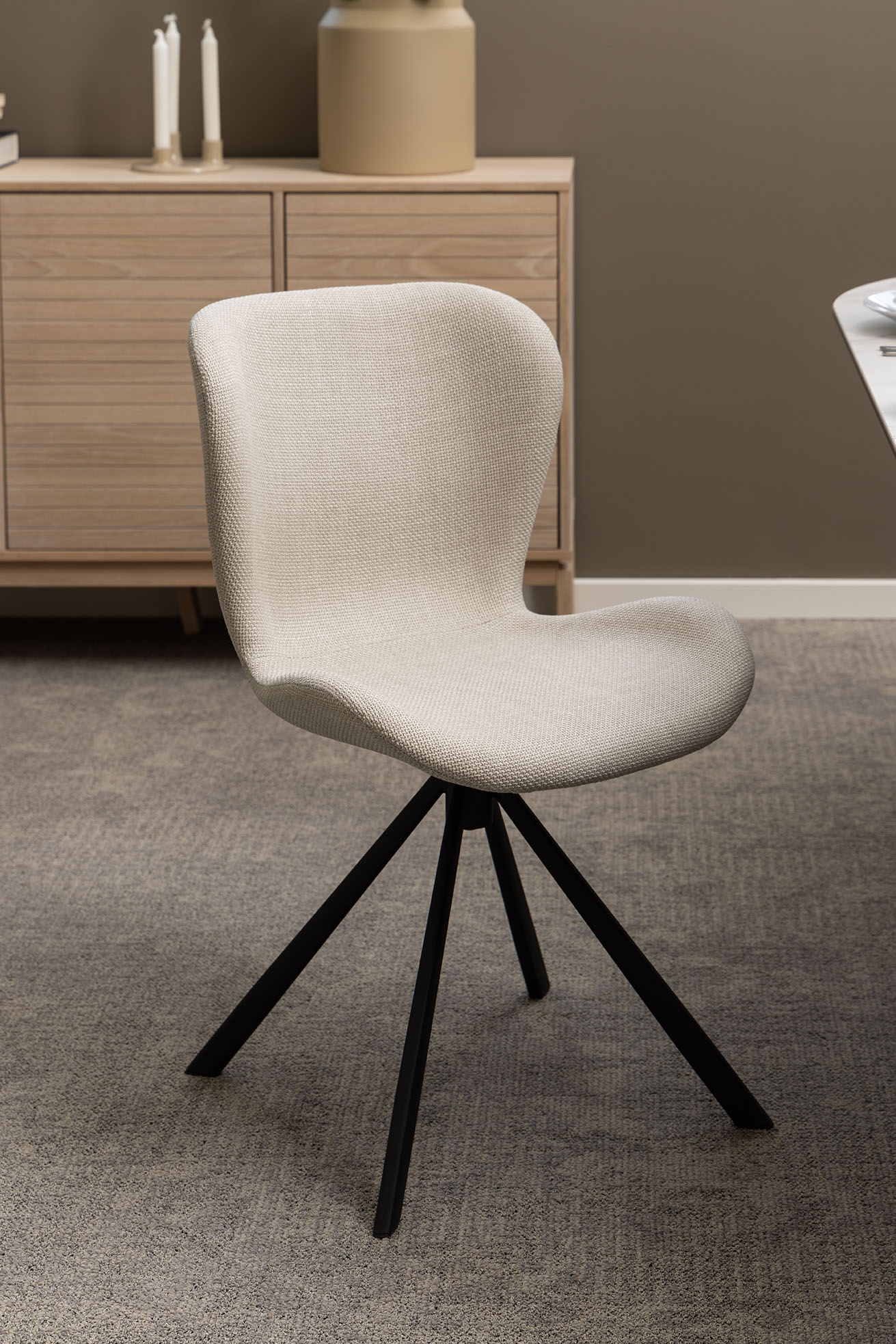 Eetkamerstoel Pescara beige - set van 2