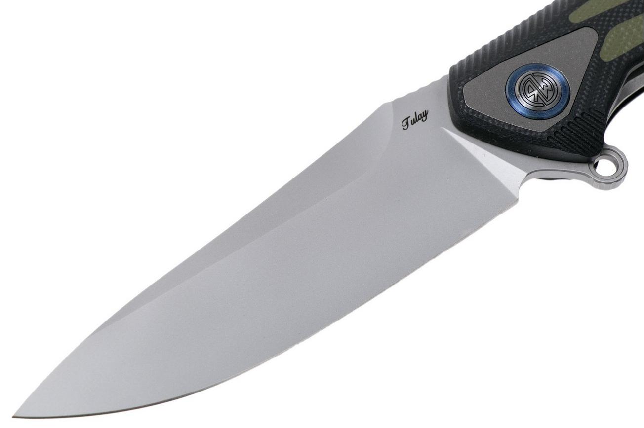 Rike Knife Tulay Black-Green zakmes
