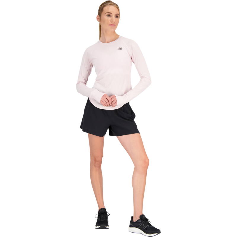 New Balance Q Speed Jacquard Langærmet Løbe T-shirt Dame
