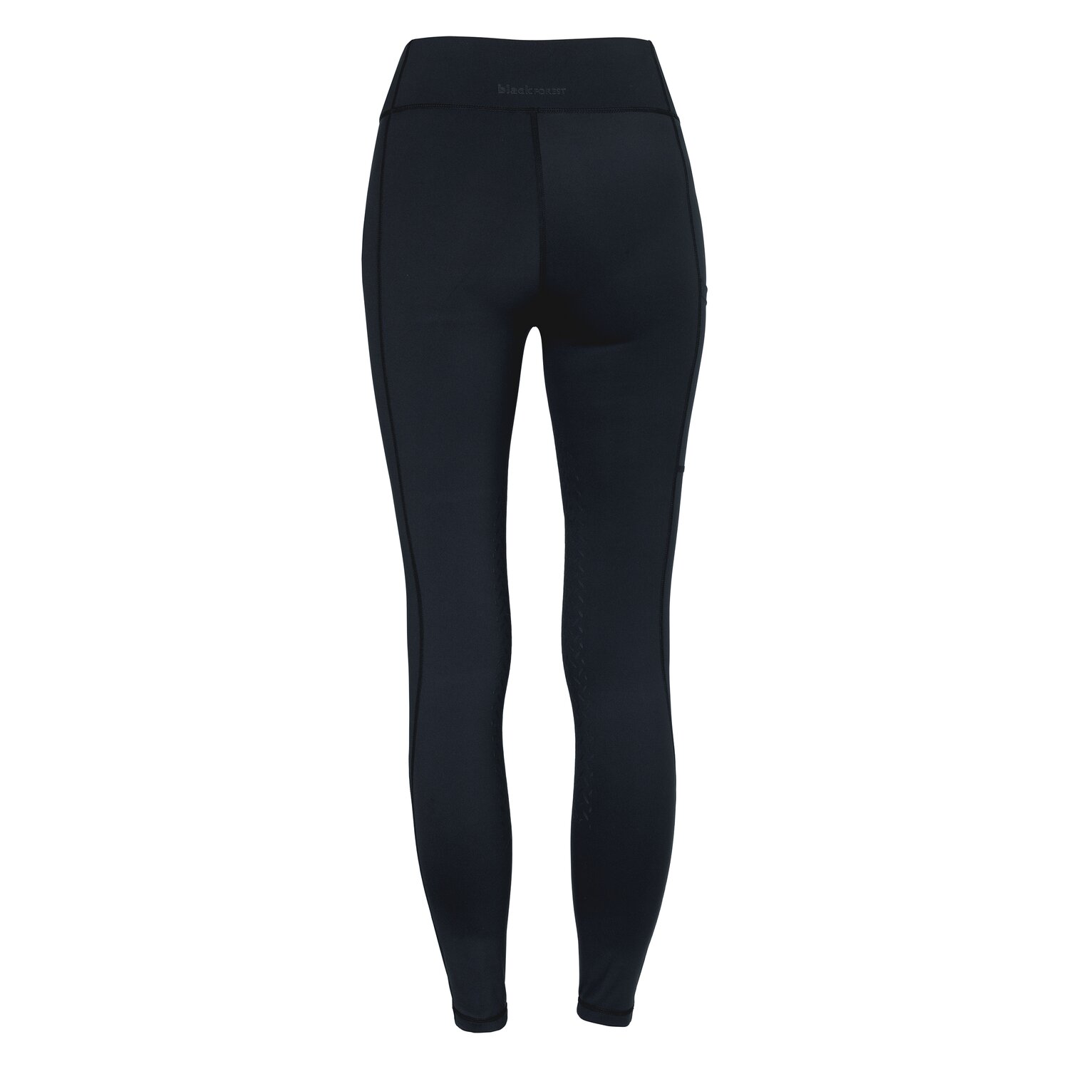 black forest Grip-Halbbesatz-Reitleggings  - black