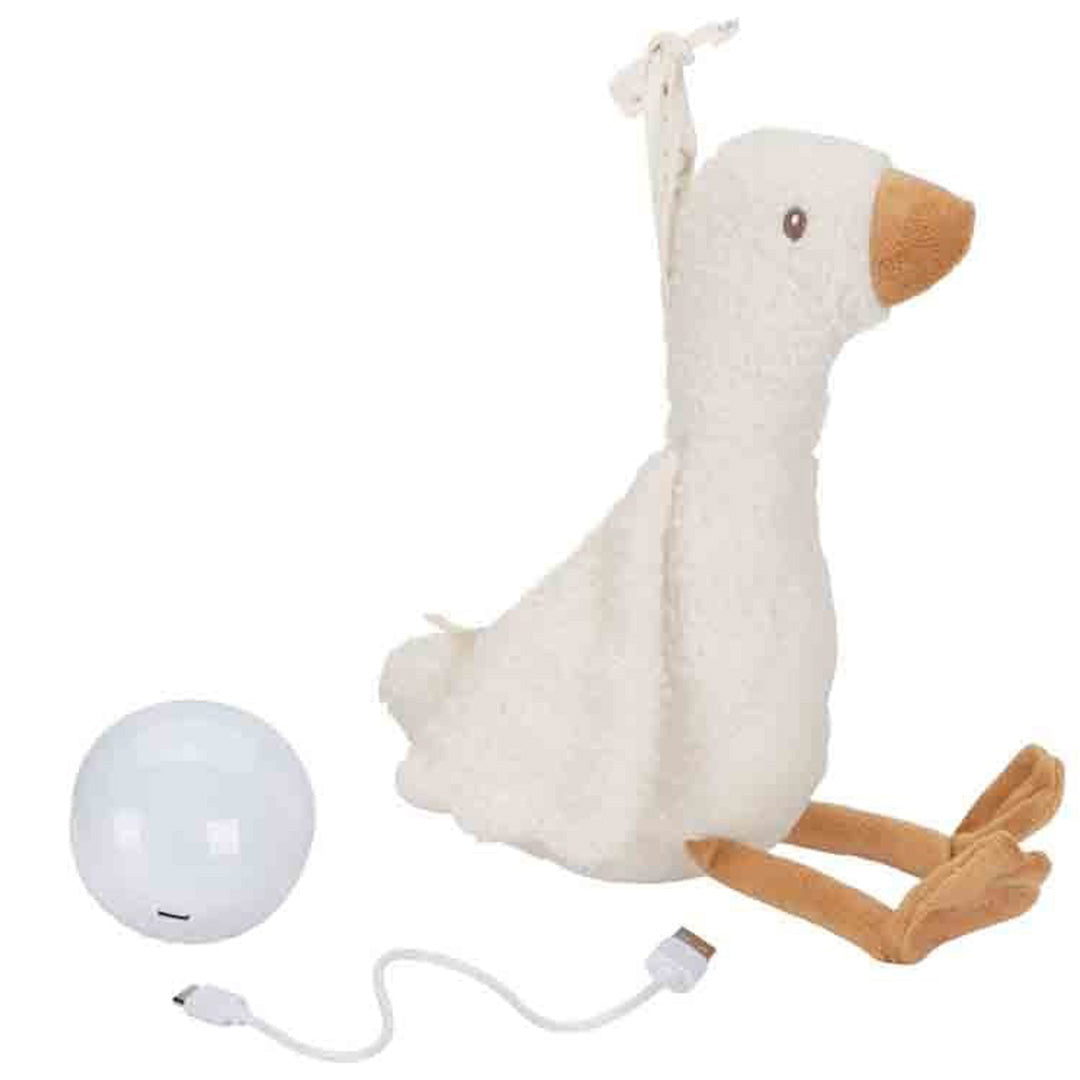 little dutch knuffelgans met licht en geluid