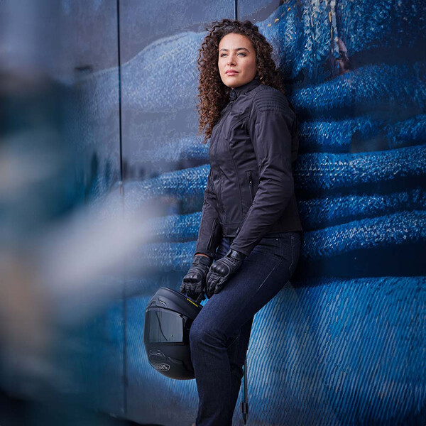Furygan - Jean femme Nikita X Kevlar® Mom Fit L32 Bleu foncé