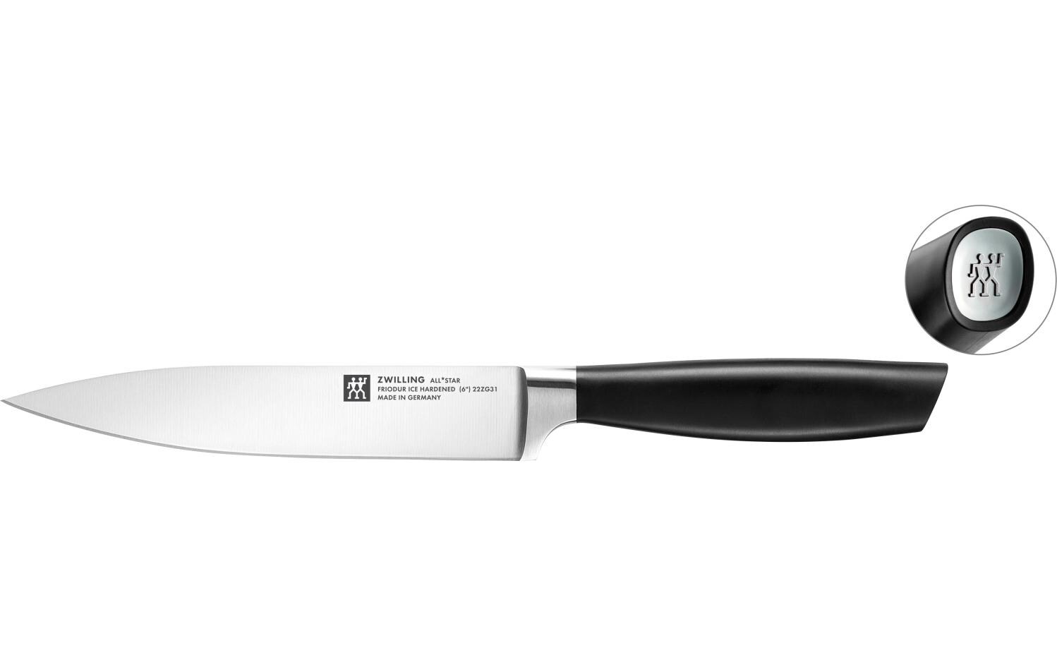 Küchenmesser All Star 16 cm, Chrome-SilberTranchiermesser