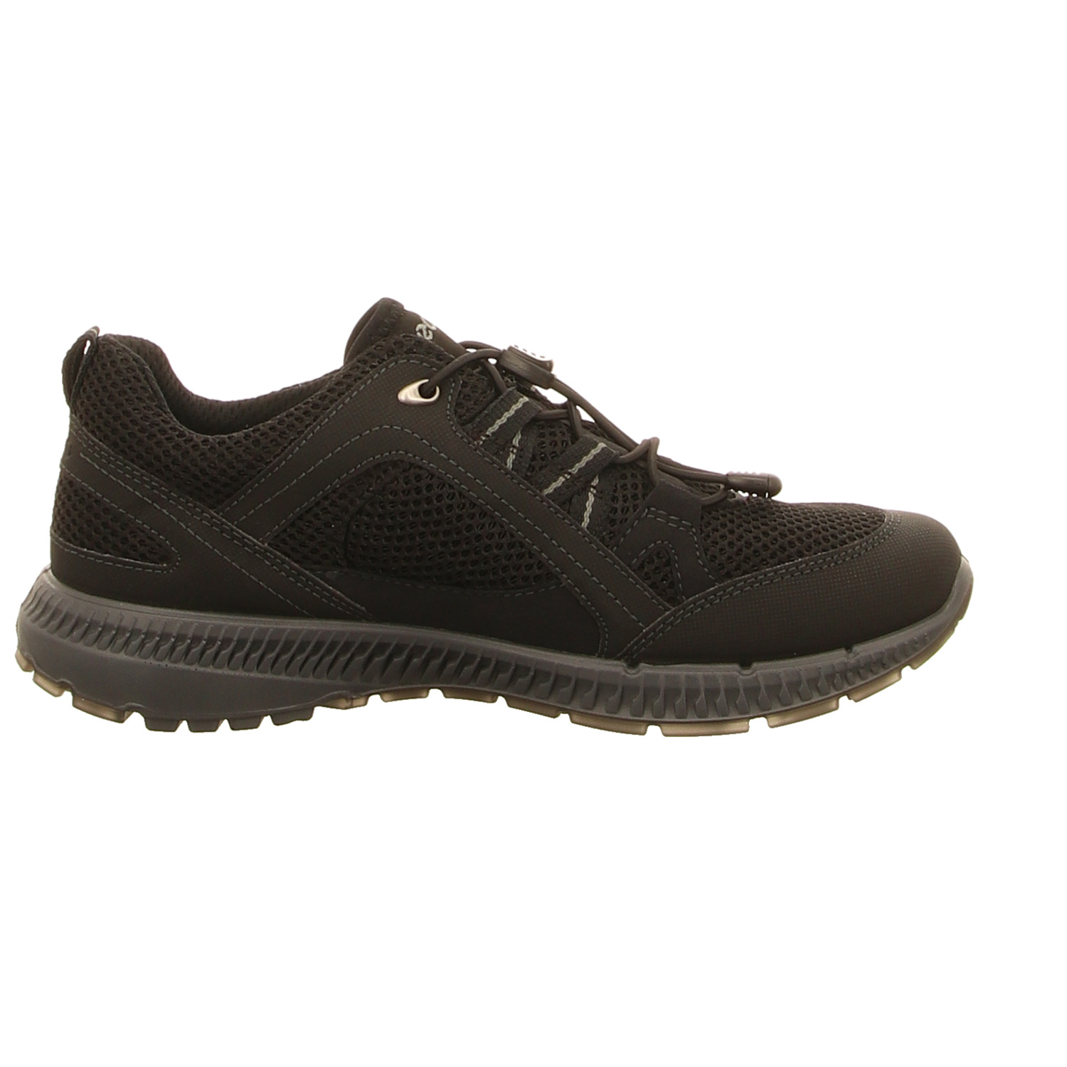 Ecco Schnürhalbschuh schwarz schwarz