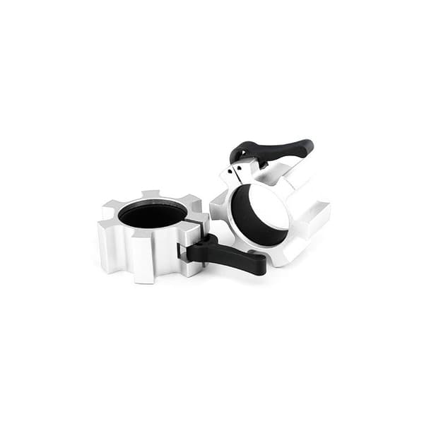INF Olympic Barbell Clamp Bar Clip Sølv