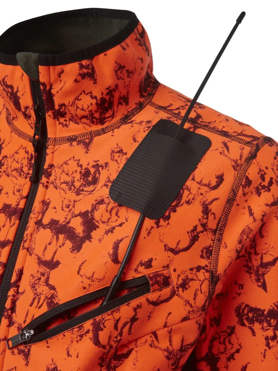 Chevalier Women's Mist Windblocker Reversible Jacket High Vis Orange Deer