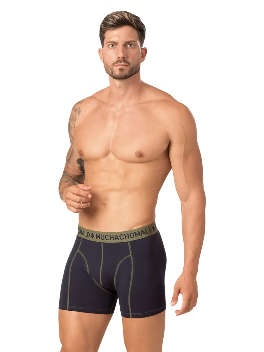 Muchachomalo 1010 BOXER 2PK GREY/BLUE