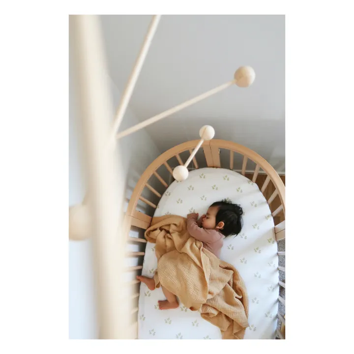 Soft Spot Drap-housse en coton bio 60x120 cm | Pear