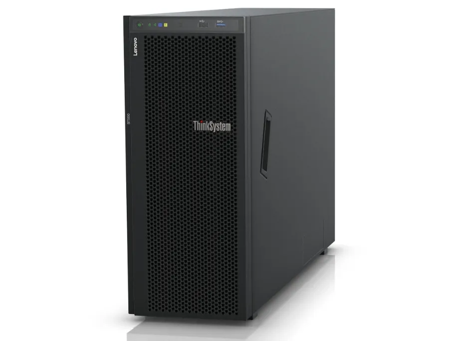 Lenovo ThinkSystem ST550 7X10 - Server - tower 4U - 2-vejs - 1 x Xeon Silver 4208 / op til 3.2 GHz - RAM 32 GB - hot-swap 2.5